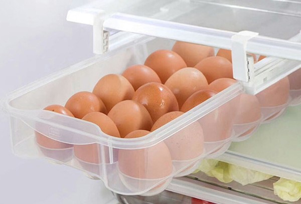 Lagerung von Eiern im Kühlschrank