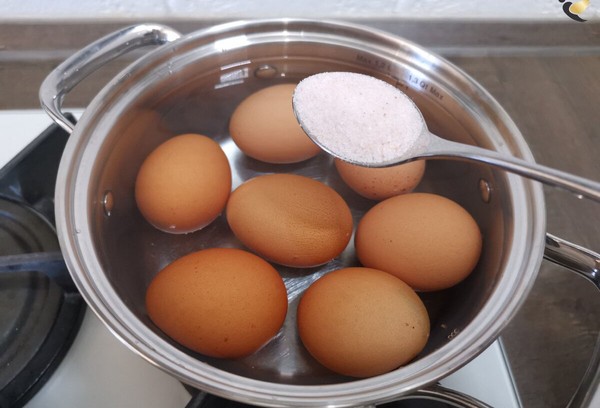Das Kochen von Eiern