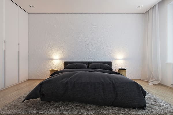 Minimalismus im Schlafzimmer