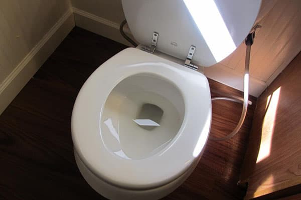 Saubere Toilette