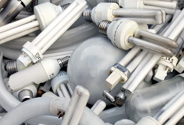 Quecksilberhaltige Lampen