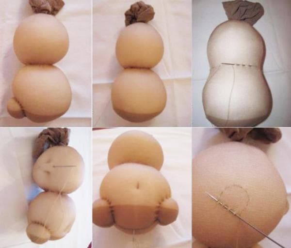 Workshop zur Herstellung einer Puppe aus einer Nylonstrumpfhose
