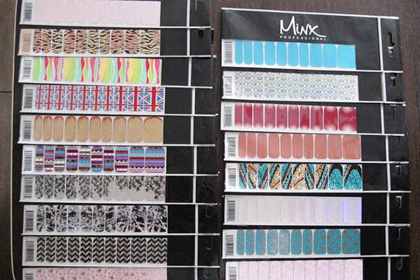 Thermoaufkleber Minx für Maniküre