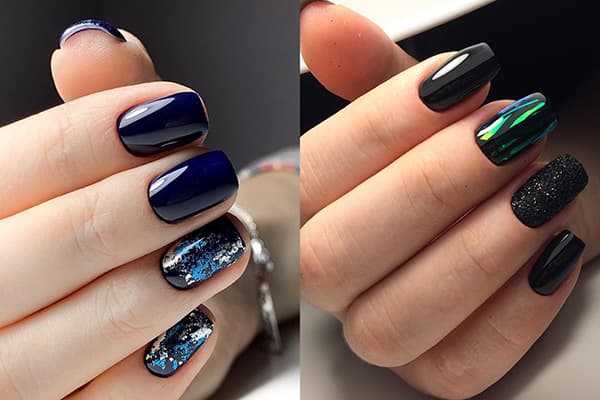 Nageldesign mit Folie