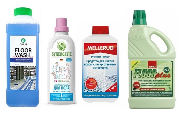 Professionelle Mittel zum Wischen von Böden