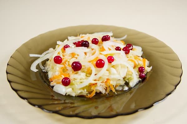 Sauerkraut mit Cranberries