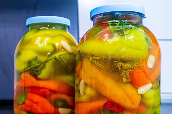 Eingelegte süße Paprika