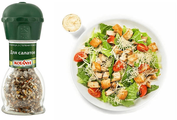 Caesar-Salat mit Croutons