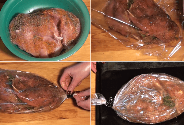 Im Bratschlauch gebackenes Filet