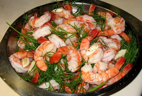 Klassisches Rezept für gekochte Krebse