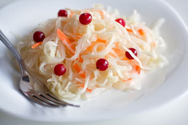 Sauerkraut mit Cranberries