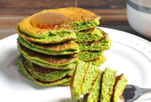 Pfannkuchen mit Rucola