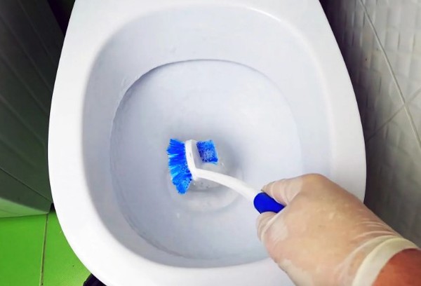 Toilettenreinigung