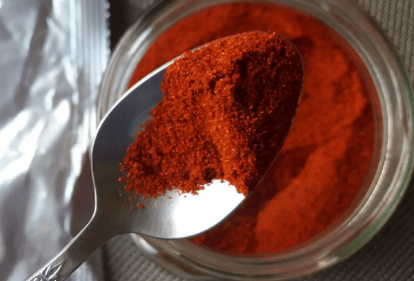 Aufbewahrung von Paprika in einem Glas