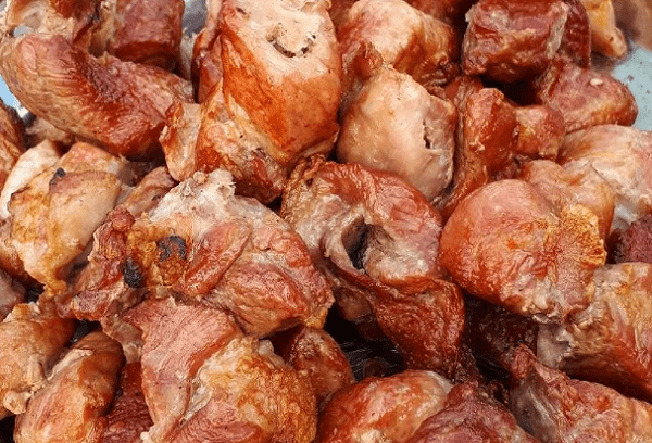 Schweineschaschlik nach Rezept von Nikolai Ljulko