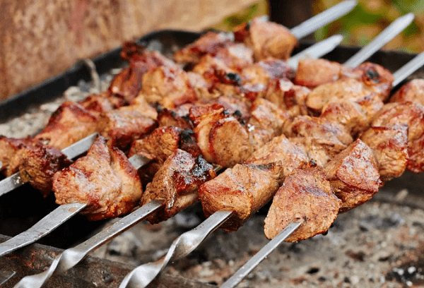 Schaschlik vom Schwein
