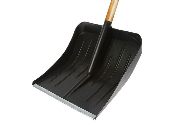 Schneeräumschieber mit Schaufel aus Kunststoff oder Polycarbonat