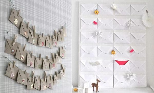 Adventskalender aus Briefumschlägen 2