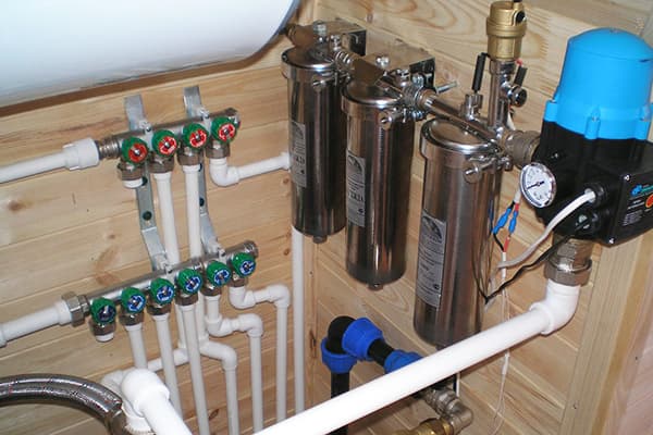 Wasserverteilung im Haus