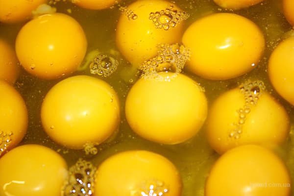 Rohe Hühnereier