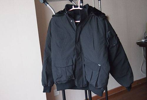 Trocknen der Winterjacke nach dem Waschen