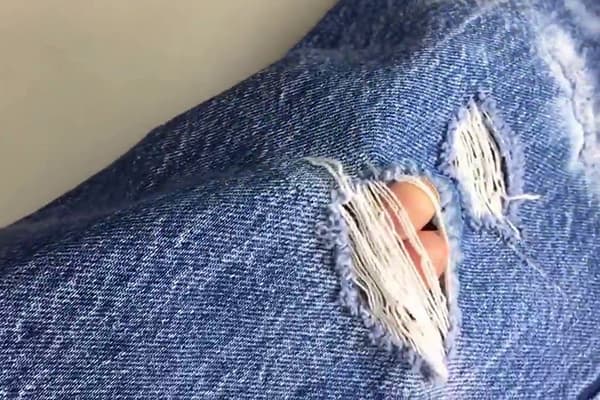 Zerrissene Jeans