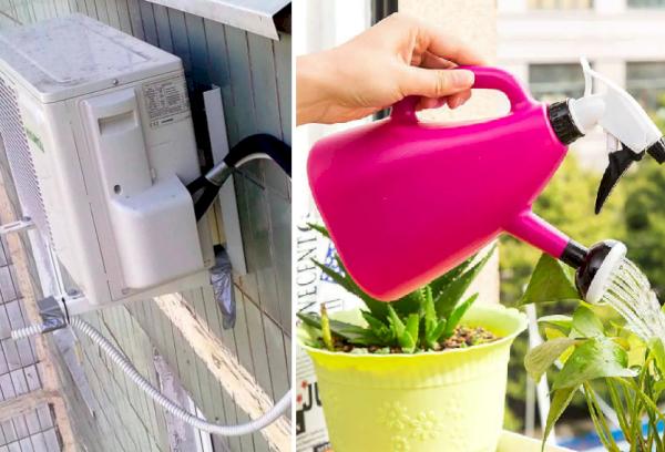 Kann man Blumen mit Wasser aus der Klimaanlage gießen?