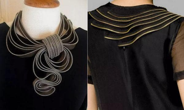 Dekoration für ein langweiliges Kleid