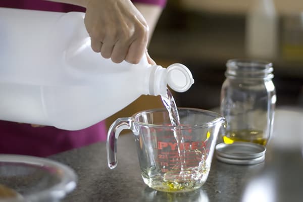 Verdünnung von Essig mit Wasser