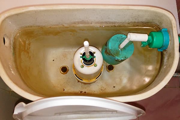 Wasser im Toilettenspülkasten