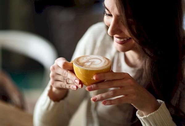 Aromatischer Latte