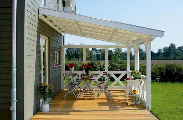 Terrasse im Ferienhaus