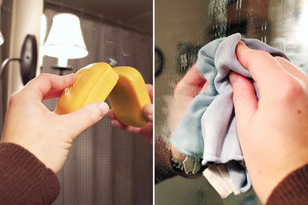 Seife gegen Spiegelbeschlag