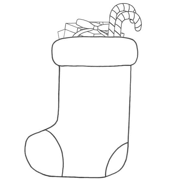 Vorlage Weihnachtsstiefel: