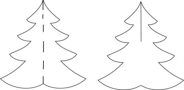 Vorlage Weihnachtsbaum