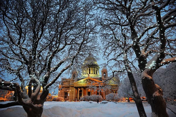 Sankt Petersburg im Winter