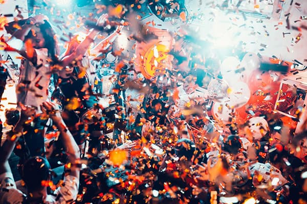 Silvesterfeier im Nebar in Nowosibirsk
