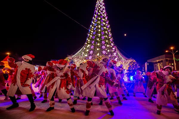 Silvester in Nowosibirsk