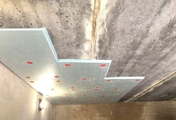 Dämmung der Garagendecke mit Styropor