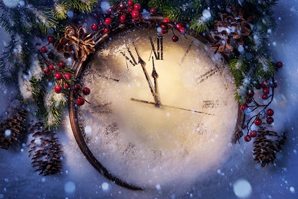 Zeit bis Neujahr