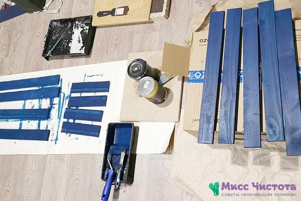 Streichen in einer neuen Farbe