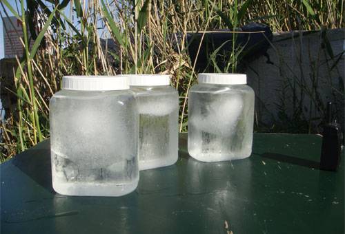 Congélation de l'eau