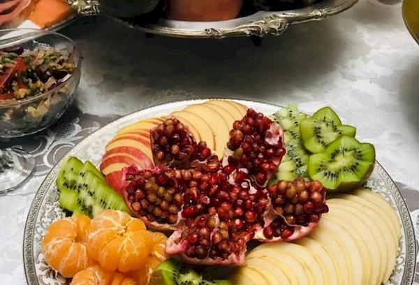 Fruchtdessert für Silvester 1