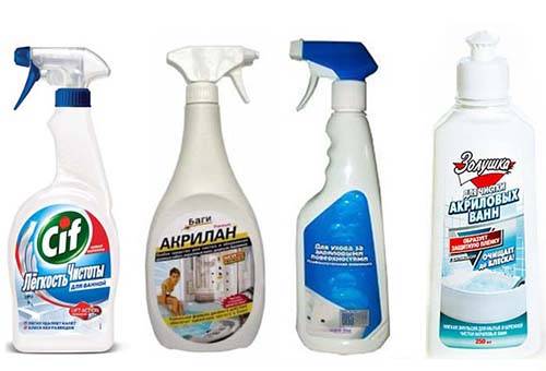Mittel für die Reinigung einer Acrylbadewanne