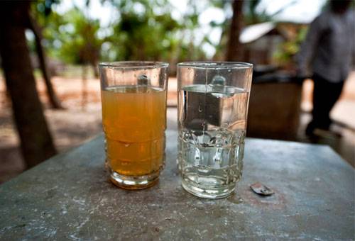 Eau propre et eau sale