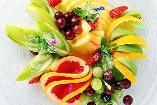 Festlicher Obstteller