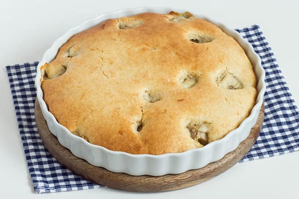 Apfelkuchen mit Bananen