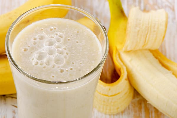 Milch-Bananen-Cocktail