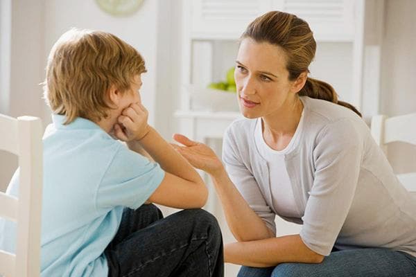 Gespräch mit dem Teenager