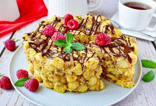 Schneller Kuchen aus Maisstangen